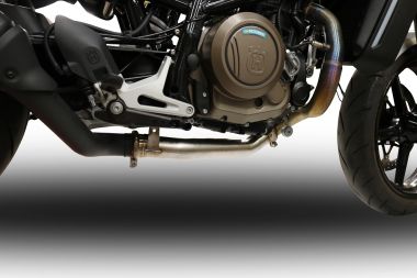 Escape compatible con Husqvarna Svartpilen 701 2018-2020, Decatalizzatore, Tubo supresor de catalizador 