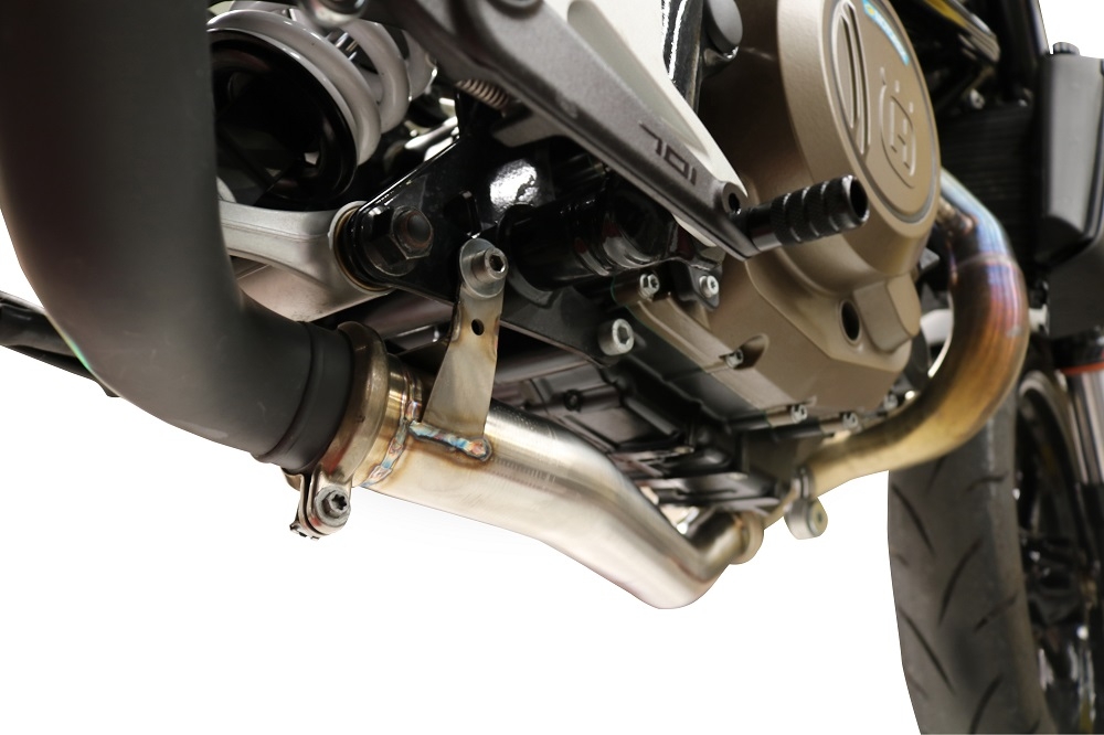 Escape compatible con Husqvarna Vitpilen 701 2018-2020, Decatalizzatore, Tubo supresor de catalizador 