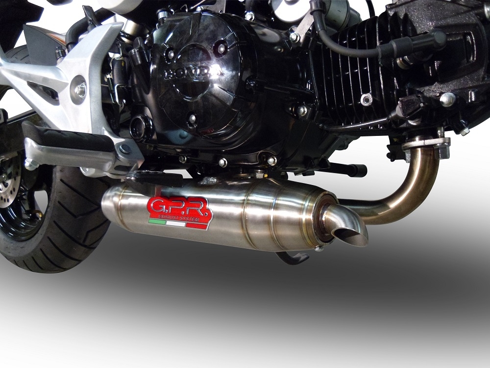 Escape compatible con Honda Msx - Grom 125 2013-2017, Deeptone Inox, Escape racing, linea completa, suministrado con colector especifico, articulo sin homologacion 