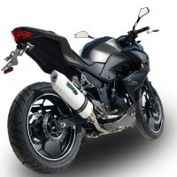 Escape compatible con Kawasaki Z 300 2014-2017, Albus Ceramic, Escape legal, homologado, silenciador con db killer desmontable y tubo de conexión específico 