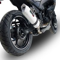 Escape compatible con Kawasaki Z 300 2014-2017, Albus Ceramic, Escape legal, homologado, silenciador con db killer desmontable y tubo de conexión específico 