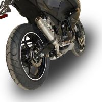 Escape compatible con Kawasaki Z 300 2014-2017, Deeptone Inox, Escape legal, homologado, silenciador con db killer desmontable y tubo de conexión específico 