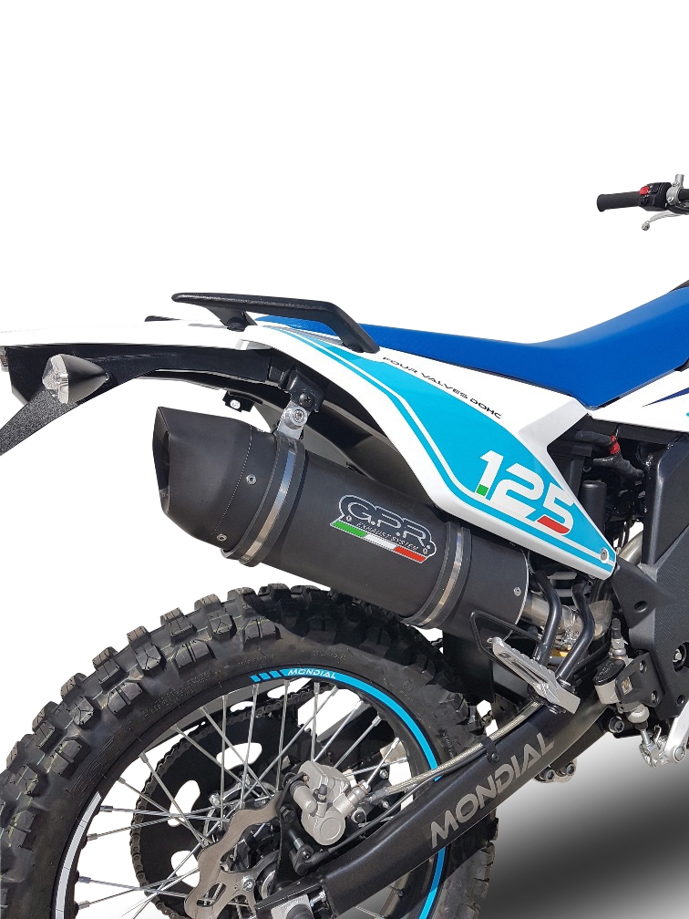 Escape compatible con UM Motorcycles Dsr SM - EX 125 2018-2020, Furore Nero, Escape homologado para ruido con colector racing 