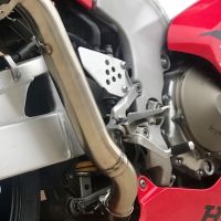 Escape compatible con Honda Vtr 1000 Sp-1 RC51 2000-2001, M3 Titanium Natural, Par de terminales de escape homologados, con db killer extraíbles y tubos de conexión específicos 