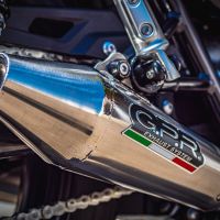 Escape compatible con Triumph Street Twin 900 2015-2019, Vintacone, Par de terminales de escape homologados, con db killer extraíbles y tubos de conexión específicos 