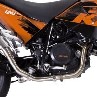 Escape compatible con Ktm Supermoto 690 2007-2009, Powercone Evo, Escape completo homologado y legal, incluido db killer extraíble 