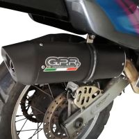 Escape compatible con Yamaha Xtz 750 Supertenere 1989-1997, Furore Nero, Escape legal, homologado, silenciador con db killer desmontable y tubo de conexión específico 