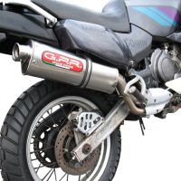 Escape compatible con Yamaha Xtz 750 Supertenere 1989-1997, Trioval, Escape legal, homologado, silenciador con db killer desmontable y tubo de conexión específico 