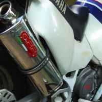 Escape compatible con Yamaha Xtz 750 Supertenere 1989-1997, Trioval, Escape legal, homologado, silenciador con db killer desmontable y tubo de conexión específico 