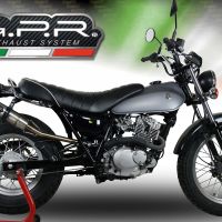 Escape compatible con Suzuki Rv 200 Van Van 2016-2017, Deeptone Inox, Escape legal, homologado, silenciador con db killer desmontable y tubo de conexión específico 