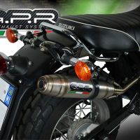 Escape compatible con Suzuki Rv 200 Van Van 2016-2017, Deeptone Inox, Escape legal, homologado, silenciador con db killer desmontable y tubo de conexión específico 