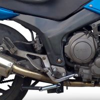 Escape compatible con Yamaha Tdm 850 1991-2001, Trioval, Escape legal, homologado, silenciador con db killer desmontable y tubo de conexión específico 