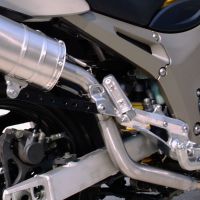 Escape compatible con Yamaha Tdm 900 2002-2014, Furore Nero, Par de terminales de escape homologados, con db killer extraíbles y tubos de conexión específicos 