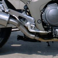 Escape compatible con Yamaha Tdm 900 2002-2014, Furore Nero, Par de terminales de escape homologados, con db killer extraíble, catalizadores y tubo de conexión específico 