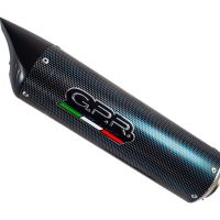Escape compatible con Honda Cbr 600 Rr 2005-2006, Tiburon Poppy, Escape legal, homologado, silenciador con db killer desmontable y tubo de conexión específico 