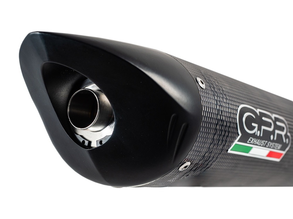 Escape compatible con Honda Cbr 600 Rr 2005-2006, Tiburon Poppy, Escape legal, homologado, silenciador con db killer desmontable y tubo de conexión específico 