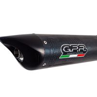 Escape compatible con Honda Cbr 600 Rr 2005-2006, Tiburon Poppy, Escape legal, homologado, silenciador con db killer desmontable y tubo de conexión específico 