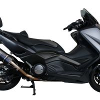 GPR escape compatible con  Yamaha T-Max 560 2022-2024, Furore Nero, Escape completo racing, incluyendo colector y db killer desmontable, sin homologación 