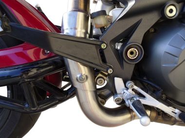 Escape compatible con Benelli Tre K 1130 2006-2016, Decatalizzatore, Tubo supresor de catalizador 