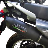 Escape compatible con Honda Transalp Xl 600 V 1996-1999, Furore Nero, Escape legal, homologado, silenciador con db killer desmontable y tubo de conexión específico 