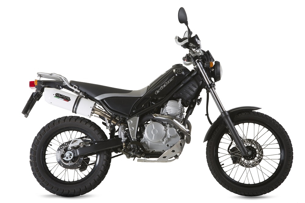 Escape compatible con Yamaha Tricker 250 2005-2008, Albus Ceramic, Escape completo homologado y legal, incluido db killer extraíble 