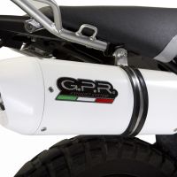 Escape compatible con Yamaha Tricker 250 2005-2008, Albus Ceramic, Escape completo homologado y legal, incluido db killer extraíble 