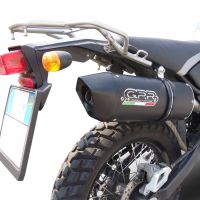 Escape compatible con Yamaha Tricker 250 2005-2008, Furore Nero, Escape completo homologado y legal, incluido db killer extraíble 