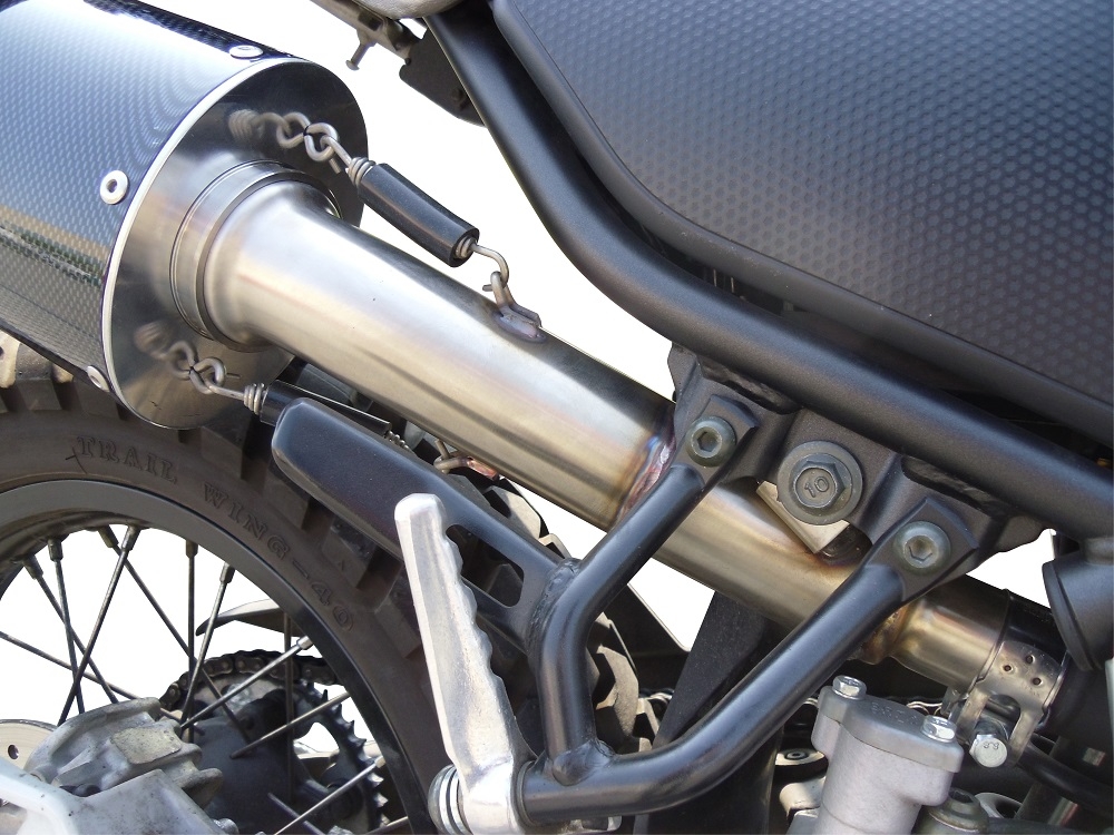 Escape compatible con Yamaha Tricker 250 2005-2008, Albus Ceramic, Escape legal, homologado, silenciador con db killer desmontable y tubo de conexión específico 