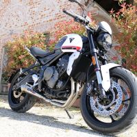 Escape compatible con Triumph Trident 660 2021-2024, Powercone Evo, Escape completo, no legal para países de la UE, con db killer extraíble 