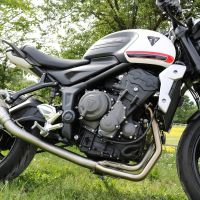 Escape compatible con Triumph Trident 660 2021-2024, Powercone Evo, Escape completo, no legal para países de la UE, con db killer extraíble 