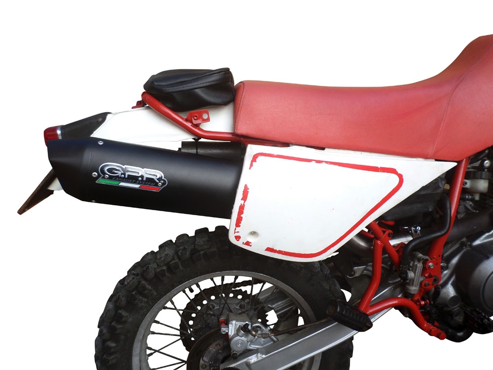 Escape compatible con Yamaha Tt 600 1983-1997, Furore Nero, Escape legal, homologado, silenciador con db killer desmontable y tubo de conexión específico 