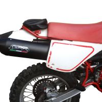 Escape compatible con Yamaha Tt 600 1983-1997, Furore Nero, Escape legal, homologado, silenciador con db killer desmontable y tubo de conexión específico 