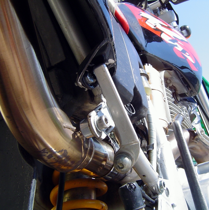 Escape compatible con Yamaha Tt 600 R - Tt 600 E 1998-2004, Trioval, Escape legal, homologado, silenciador con db killer desmontable y tubo de conexión específico 