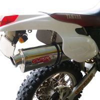 Escape compatible con Yamaha Tt 600 R - Tt 600 E 1998-2004, Trioval, Escape legal, homologado, silenciador con db killer desmontable y tubo de conexión específico 