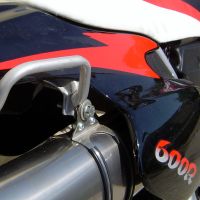 Escape compatible con Yamaha Tt 600 R - Tt 600 E 1998-2004, Trioval, Escape legal, homologado, silenciador con db killer desmontable y tubo de conexión específico 
