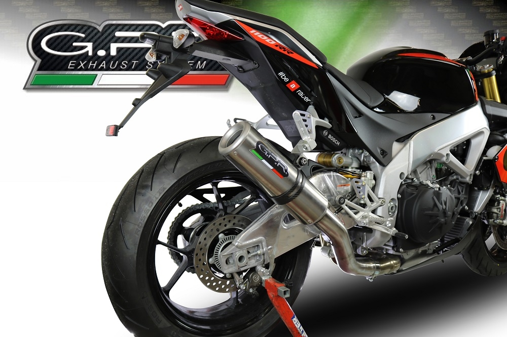 Escape compatible con Aprilia Tuono 1100 V4 Rr 2017-2020, M3 Inox , Escape homologaedo, legal para mercados fuera de la UE, incluido tubo de enlace y db killer extraíble 