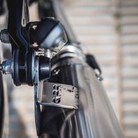 Escape compatible con Yamaha Xv 535 Virago 1981-2007, Ultracone Inox Cafè Racer, Silencioso homologado universal, con db killer desmontable sin tubo de conexión 