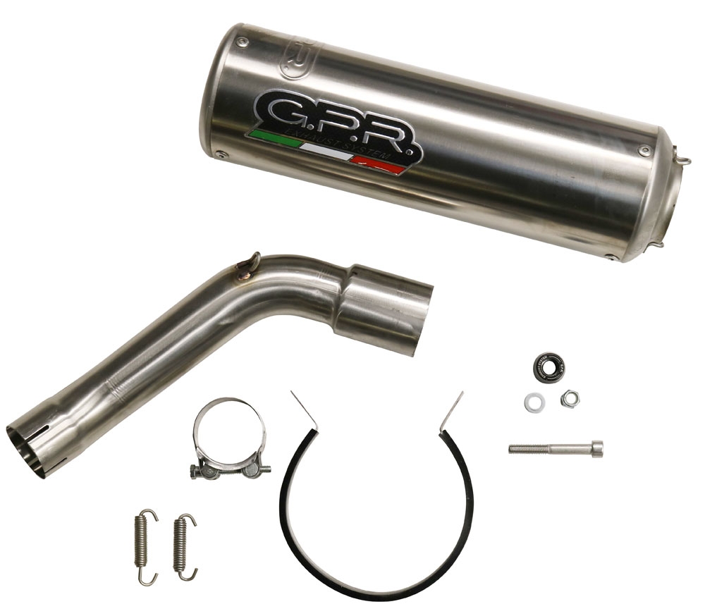 Escape compatible con Kawasaki Versys 1000 I.E. 2019-2020, M3 Poppy , Escape legal, homologado, silenciador con db killer desmontable y tubo de conexión específico 