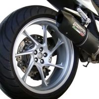 Escape compatible con Honda Vfr 1200 F I.E. 2010-2016, Furore Nero, Escape legal, homologado, silenciador con db killer desmontable y tubo de conexión específico 
