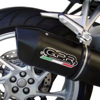 Escape compatible con Honda Vfr 1200 F I.E. 2010-2016, Furore Nero, Escape legal, homologado, silenciador con db killer desmontable y tubo de conexión específico 