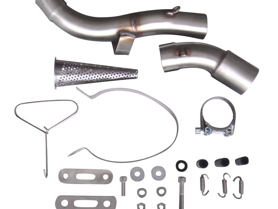 Escape compatible con Honda Vfr 1200 F I.E. 2010-2016, Satinox , Escape legal, homologado, silenciador con db killer desmontable y tubo de conexión específico 