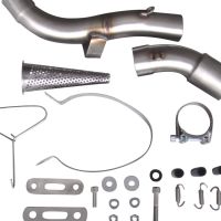 Escape compatible con Honda Vfr 1200 F I.E. 2010-2016, Satinox , Escape legal, homologado, silenciador con db killer desmontable y tubo de conexión específico 