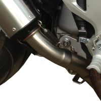 Escape compatible con Honda Vfr 1200 F I.E. 2010-2016, Satinox , Escape legal, homologado, silenciador con db killer desmontable y tubo de conexión específico 