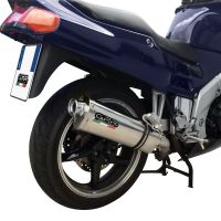 Escape compatible con Honda Vfr 750 F 1994-1997, Trioval, Escape legal, homologado, silenciador con db killer desmontable y tubo de conexión específico 