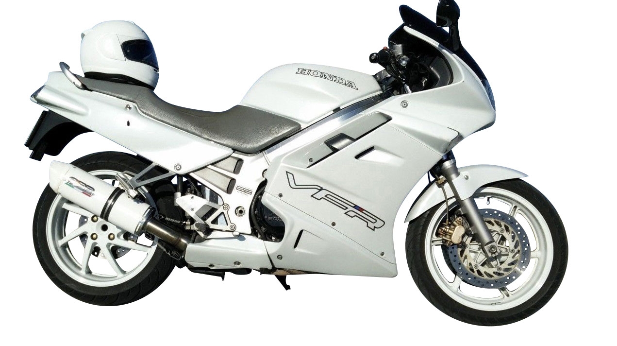 Escape compatible con Honda Vfr 750 F 1990-1993, Albus Ceramic, Escape legal, homologado, silenciador con db killer desmontable y tubo de conexión específico 