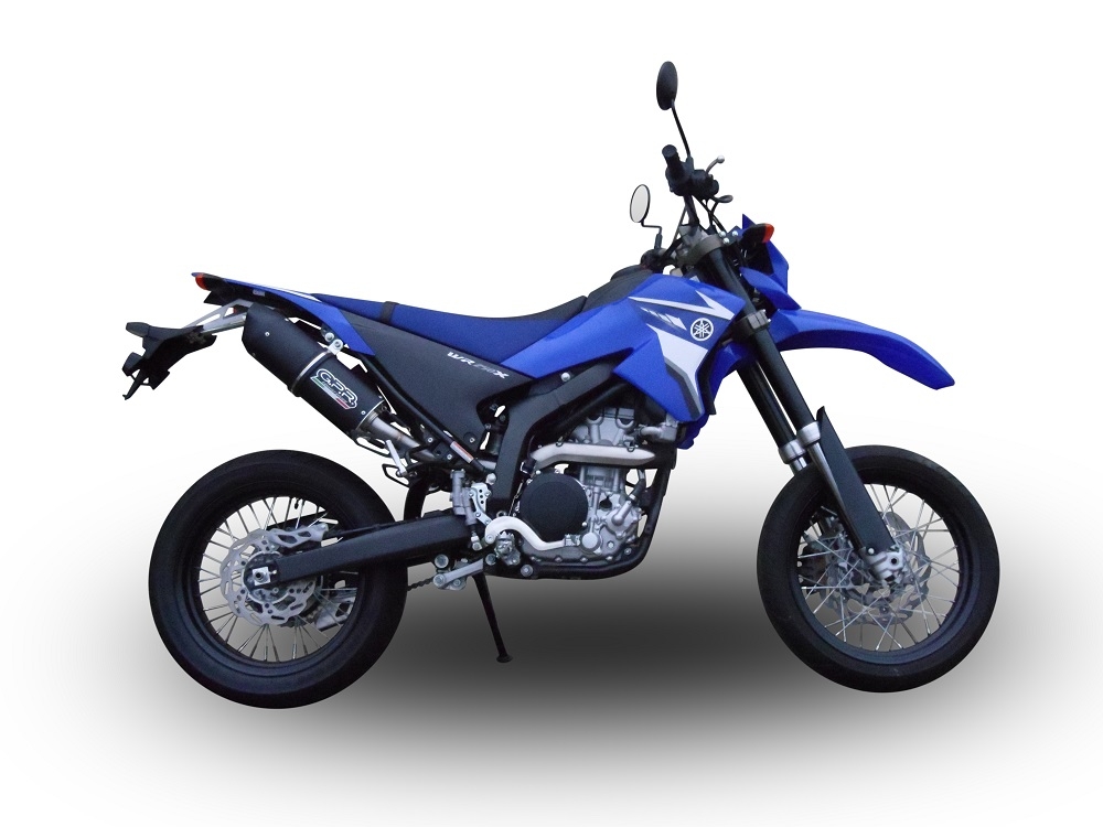Escape compatible con Yamaha WR 250 X-R 2007-2019, Furore Poppy, Escape legal, homologado, silenciador con db killer desmontable y tubo de conexión específico 