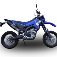 Escape compatible con Yamaha WR 250 X-R 2007-2019, Furore Poppy, Escape legal, homologado, silenciador con db killer desmontable y tubo de conexión específico 