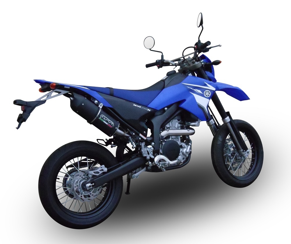 Escape compatible con Yamaha WR 250 X-R 2007-2019, Furore Nero, Escape legal, homologado, silenciador con db killer desmontable y tubo de conexión específico 