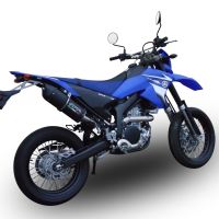 Escape compatible con Yamaha WR 250 X-R 2007-2019, Furore Nero, Escape legal, homologado, silenciador con db killer desmontable y tubo de conexión específico 