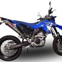 Escape compatible con Yamaha WR 250 X-R 2007-2019, Powercone Evo, Escape legal, homologado, silenciador con db killer desmontable y tubo de conexión específico 